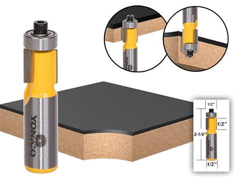 5 Amp motor, the DWE6000 Laminate Trimmer is ideal for most trimming, minor edge shaping, and hinge routing tasks. . What size router bit to trim laminate